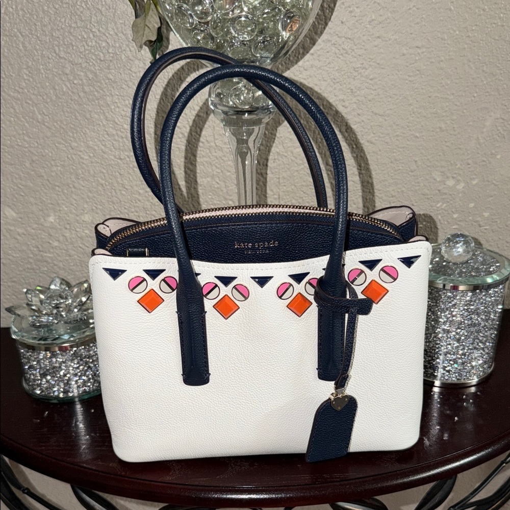 Kate Spade Margaux Medium Jeweled Leather Tote